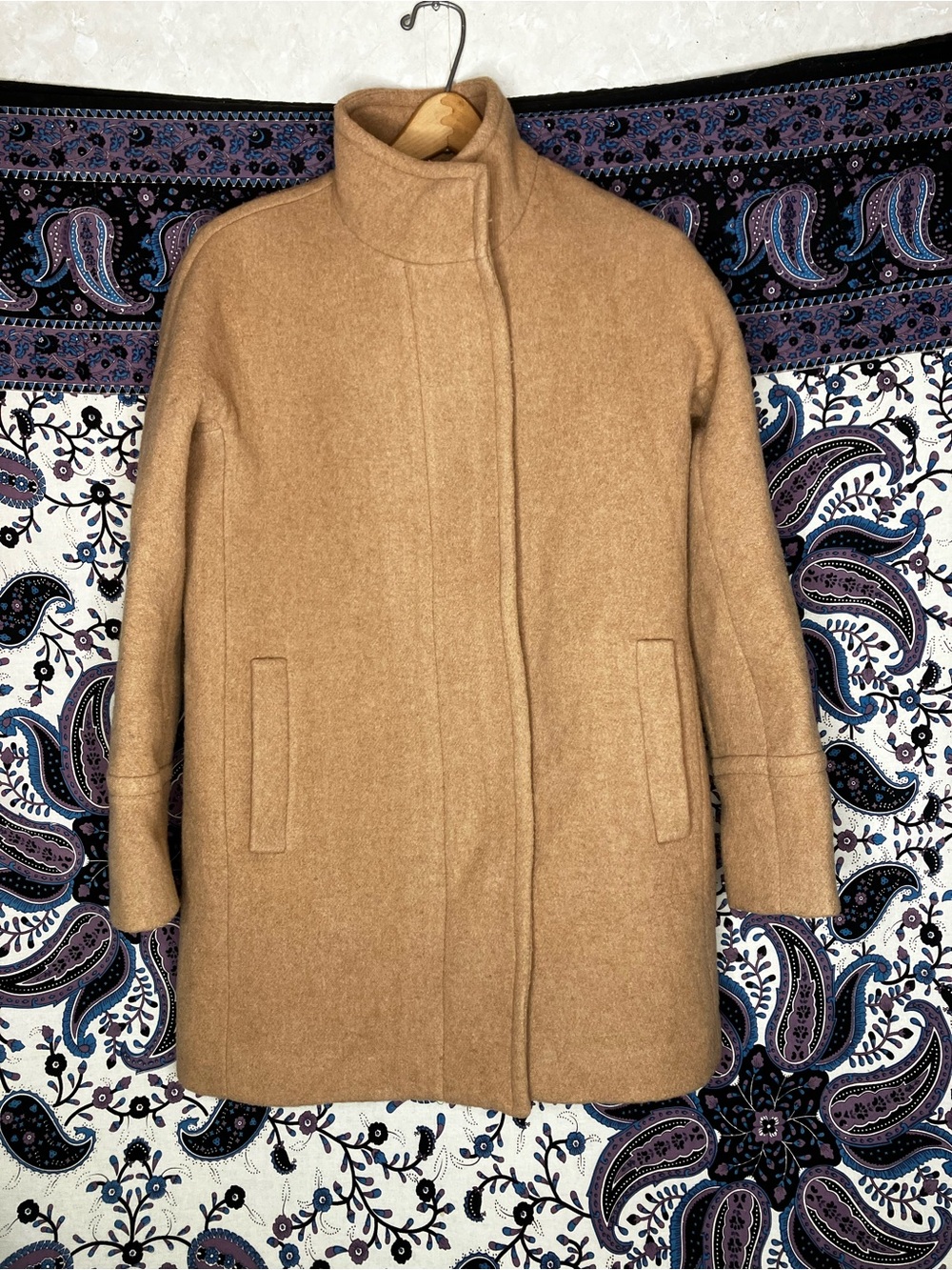 J crew City Coat Stadium Cloth wool 4